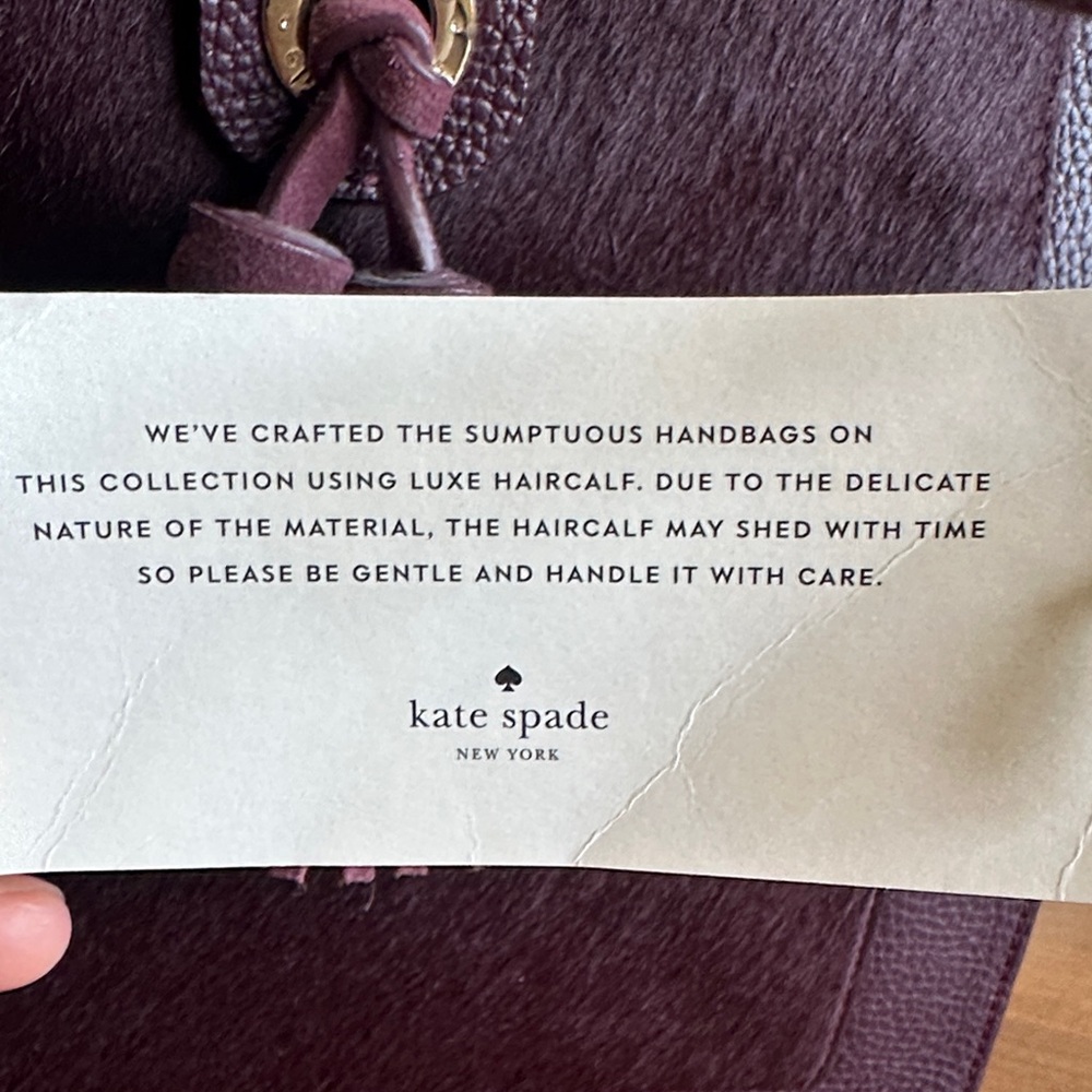 Kate Spade “Kassandra” Sequoia Avenue Satchel – Deep Plum (513) - Picture 6 of 9